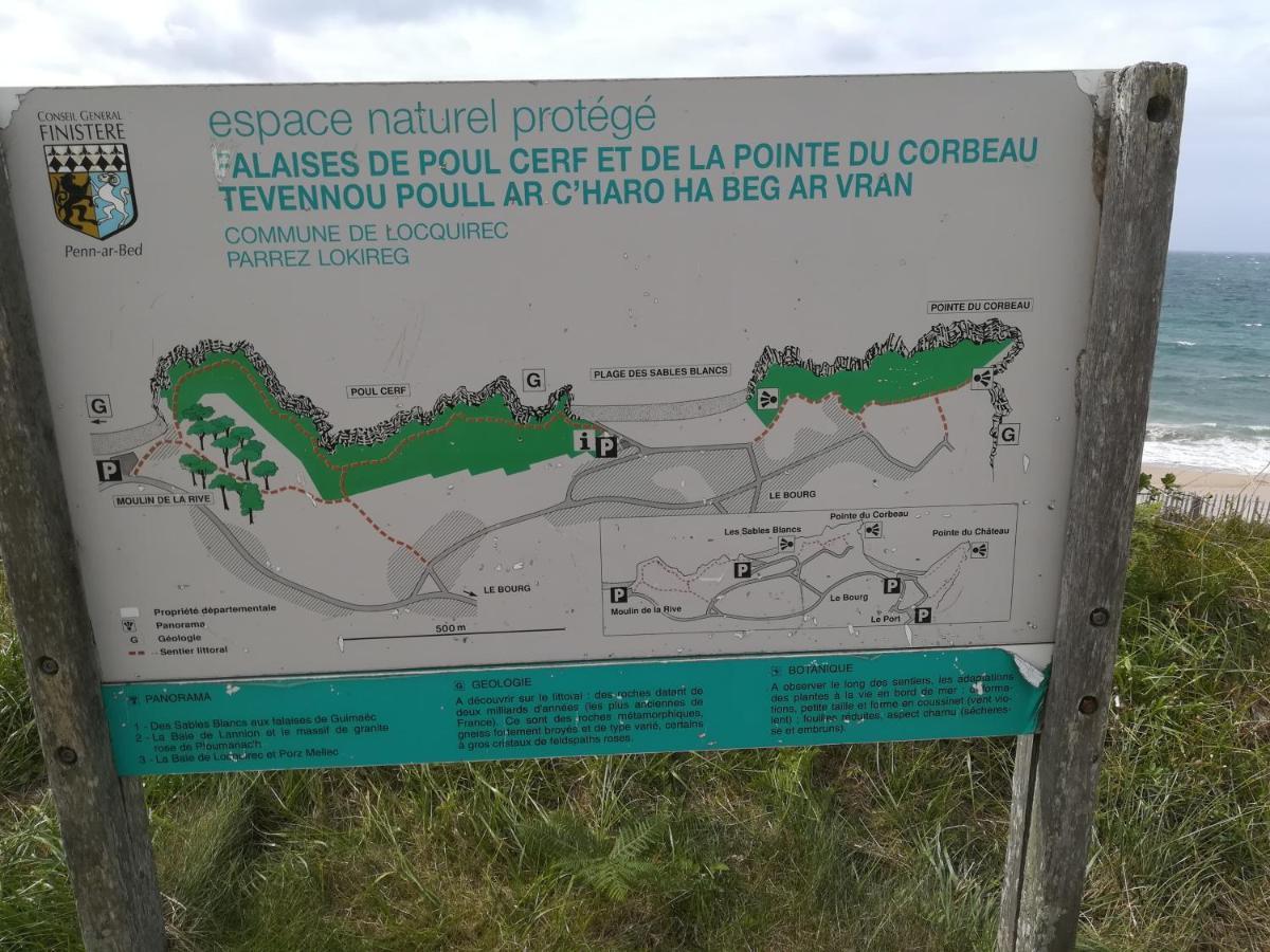 Ty Kerluz Villa Locquirec Eksteriør bilde